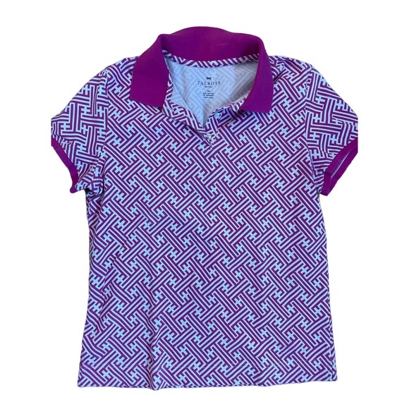 Talbots petite small‎ women's golf polo pink - Picture 1 of 5